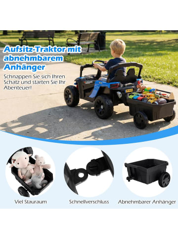 COSTWAY Kinder Elektroauto ab 3 Jahren in Blau