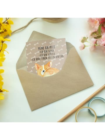 Mr. & Mrs. Panda Glückwunschkarte Corgi Po mit Spruch in Hundeglück