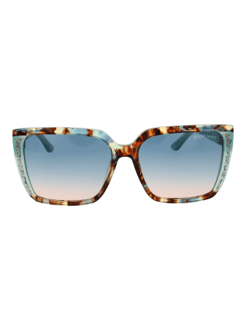Marciano by Guess Damen Sonnenbrillen Quadrat Türkis