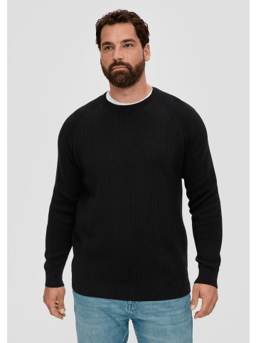 s.Oliver Strickpullover langarm in Schwarz