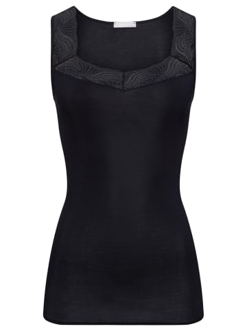Hanro Unterhemd / Top Cotton Delight in Schwarz
