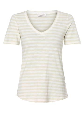 Marc O'Polo T-Shirt in beige weiß