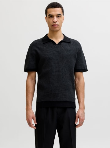 Jack & Jones Gestricktes Polo in Black