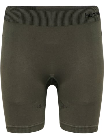 Hummel Hummel Tights Hummel First Multisport Damen Dehnbarem Nahtlosen in GRAPE LEAF