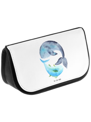 Mr. & Mrs. Panda Kulturbeutel Walfisch Thunfisch ohne Spruch in Weiß