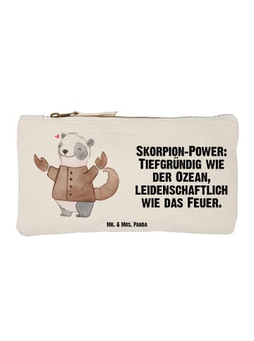 Mr. & Mrs. Panda Etui Skorpion Astrologie mit Spruch in Weiß