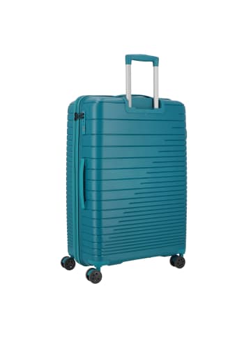 D&N Travel Line 4600 4 Rollen Trolley L 75 cm in petrol