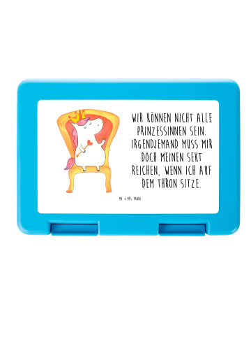 Mr. & Mrs. Panda Snackbox Einhorn Prinzessin mit Spruch in Weiß
