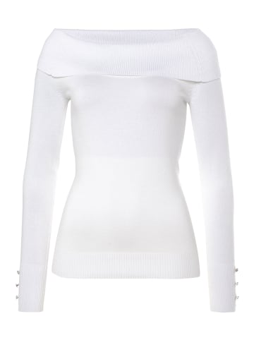 Melrose Carmenpullover in weiß