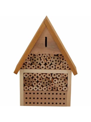 Bienenhaus "Prag", 26 x 9 x 38 cm in Braun/Natur in Braun/Natur