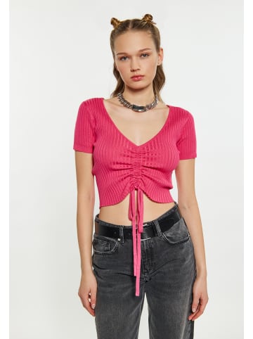 myMo ROCKS Damen Crop-Top in PINK