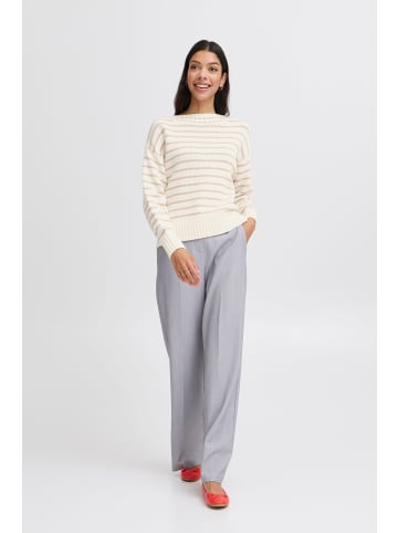 b. young BYNAGLA STRIPED JUMPER - loose fit in Humus Mix