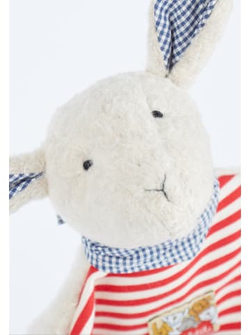 Sigikid Schnuffeltuch Hase in weiß/rot