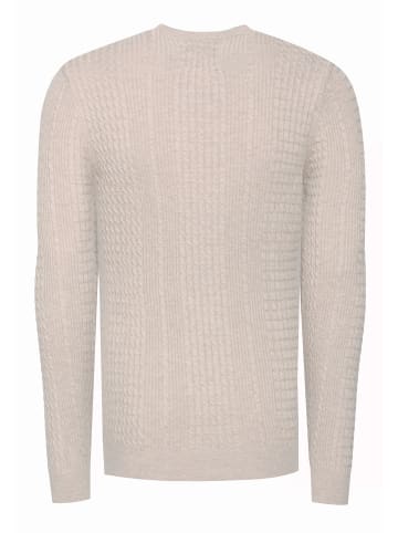 Rusty Neal Super-Slim-Fit Streetwear Fein Strick Pullover in Beige