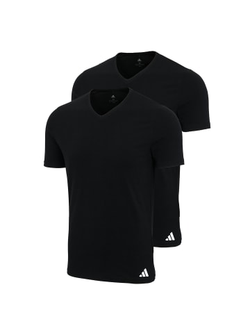 adidas T-Shirt 2er Pack in Schwarz