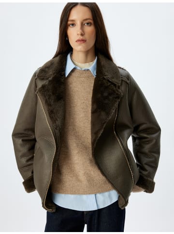 KOTON JACKETS PU in Khaki