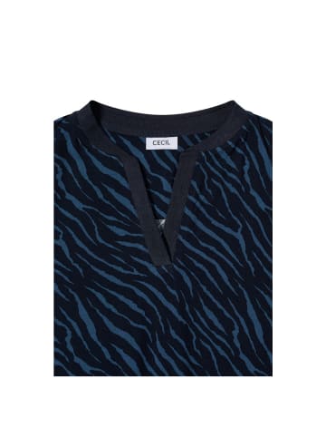 Cecil Langarmbluse in urban dark blue