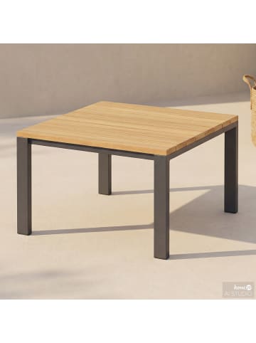 home24 Loungetisch Aviel in Grau / Braun