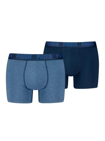 Puma Boxershort 2er Pack in Blau Denim