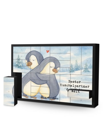 Mr. & Mrs. Panda Befüllbarer Adventskalender Pinguin Bester Kusc... in Weiß