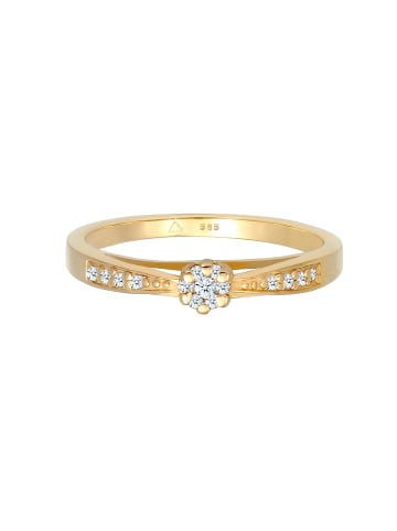 Elli DIAMONDS  Ring 585 Gelbgold Verlobungsring in Gold