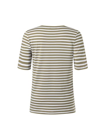März T-Shirt in oliv weiß