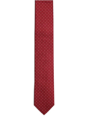 OLYMP LEVEL 5 Seidenkrawatte in rot - 0004