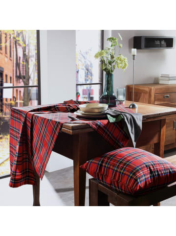 Erwin Müller Baumwollmischung, Gewebt Mitteldecke in rot