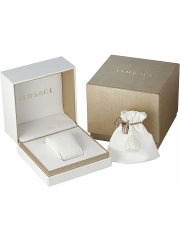 Versace Quarzuhr für Herren in silber
