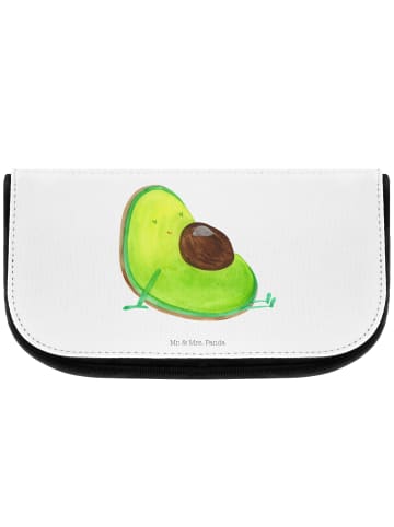 Mr. & Mrs. Panda Schminktasche Avocado Schwangerschaft ohne Spruch in Weiß