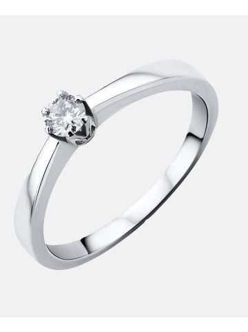 Diamant L'éternel Solitär-Ring aus 585 Weißgold
