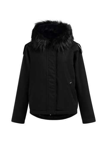 DreiMaster Vintage Damen Damen Winterjacke in Schwarz Schwarz