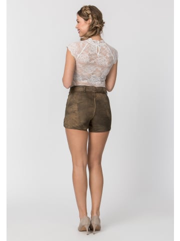 Stockerpoint Stockerpoint Trachtenlederhose Leya in kiesel gespeckt