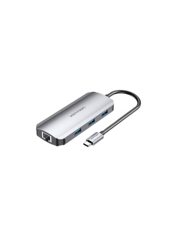 COFI 1453 USB-C auf HDMI Dockingstation - 3x USB 3.0 - PD 0,15m (grau) in Grau