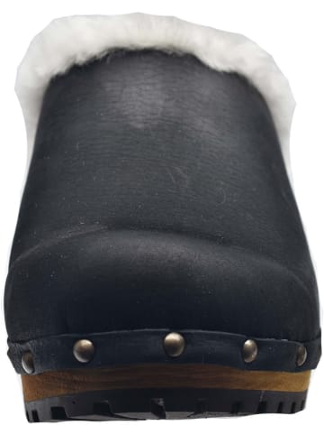 Sanita Comfortwear Clog "Wood-Hese Open" in Schwarz