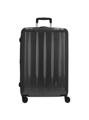 Check.In London 2.0 - 4-Rollen-Trolley 75 cm (orange) in carbon schwarz