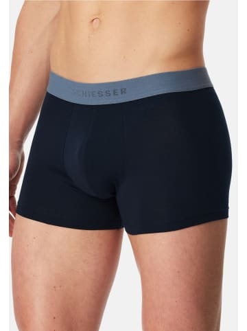 Schiesser Retro Short / Pant 95/5 Organic Cotton in Dunkelblau