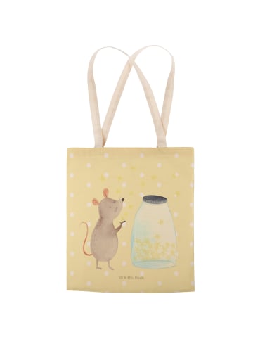 Mr. & Mrs. Panda Beuteltasche Maus Sterne ohne Spruch in Gelb Pastell