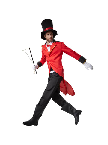 tectake Stilechtes und zeitloses Outfit eines Zirkusdirektors, rot