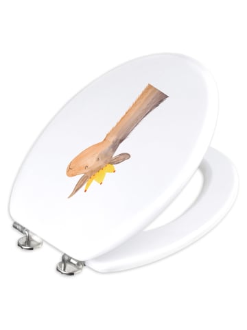 Mr. & Mrs. Panda Klo-Deckel Lamakopf König ohne Spruch in Weiß