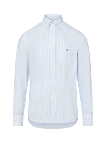 Gant Hemd in weiß hellblau