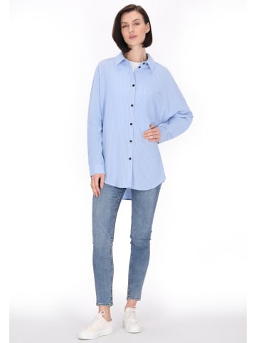 usha BLUE LABEL Women Shirt in Blue Stripes