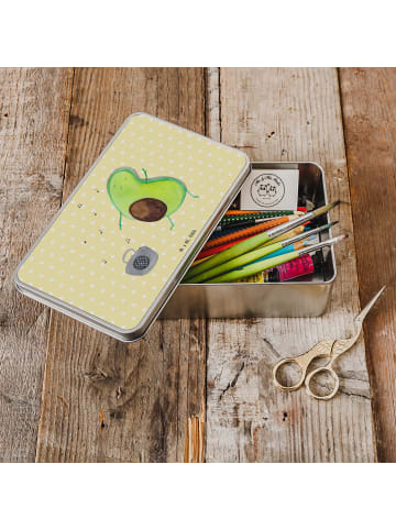 Mr. & Mrs. Panda Geschenkbox Avocado Tanzen ohne Spruch in Gelb Pastell