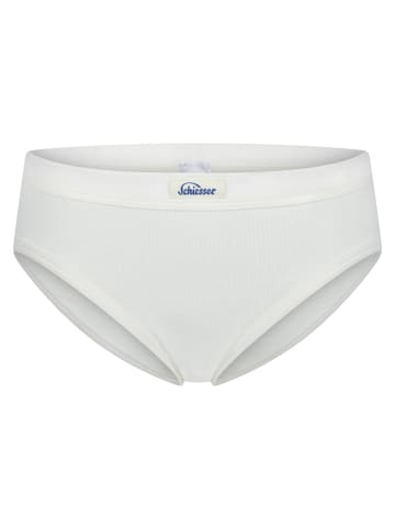 Schiesser Slip Feinripp - Revival Paula in off-white