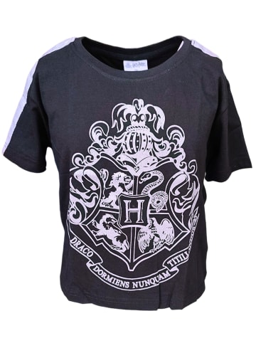 Harry Potter T-Shirt Harry Potter Crop Top mit Glitzer in Schwarz