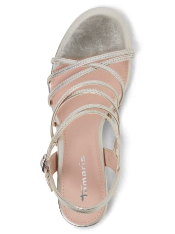 Tamaris Sandalette in silber - 0001