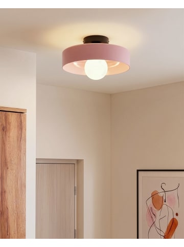 Beliani Deckenleuchten LUGUSE in Rosa - (W) 35 x (H) 12 x (L) 35 cm