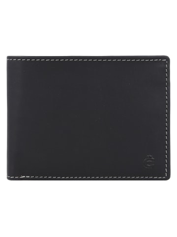 Esquire Dallas Geldbörse RFID Leder 12 cm in schwarz