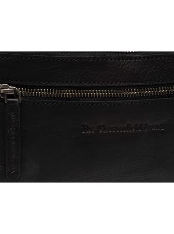 The Chesterfield Brand C23.1022 Severo Waist Bag Washed Waxed Leder in black