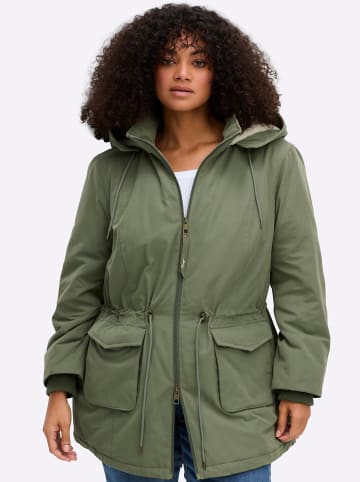 sheego Parka in khaki